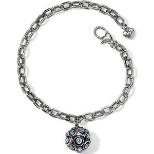 Brighton Halo Sphere Silver Tanzanite Bracelet